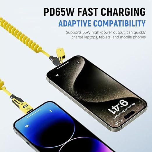 4 in 1 Spring Charging Cable